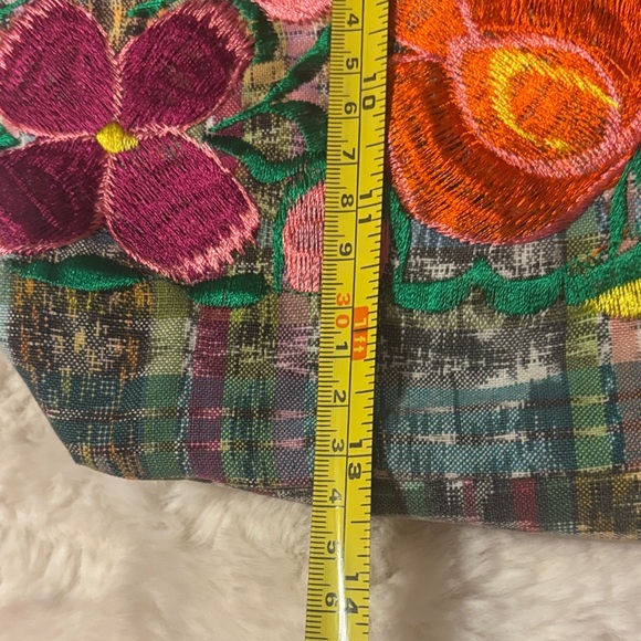 Colorful Floral Embroidered Women's Bag - Picture 7 of 8